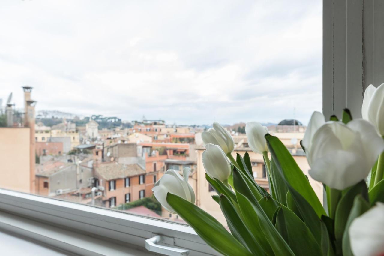 Amazing Penthouse With Private Terrace In Trastevere Apartment *